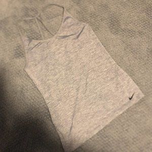 Nike Dri-fit gray racerback tank